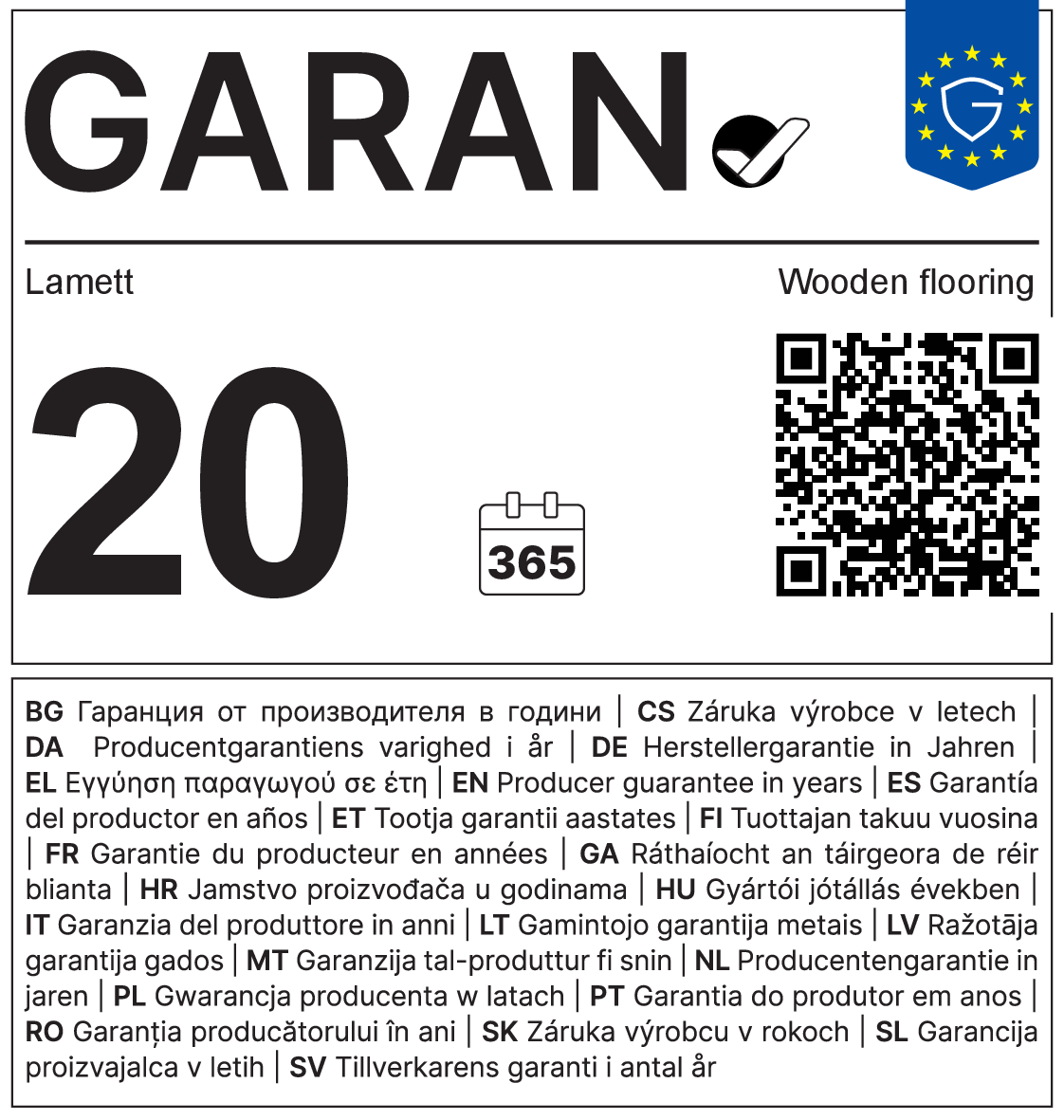 GARAN Label