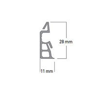 Gerflor - Befestigungsclip für Dekor-Sockelleiste MDF