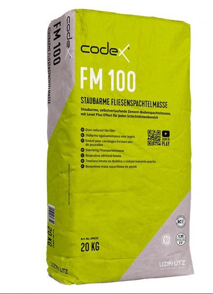codex FM 100 Staubarme Fliesenspachtelmasse