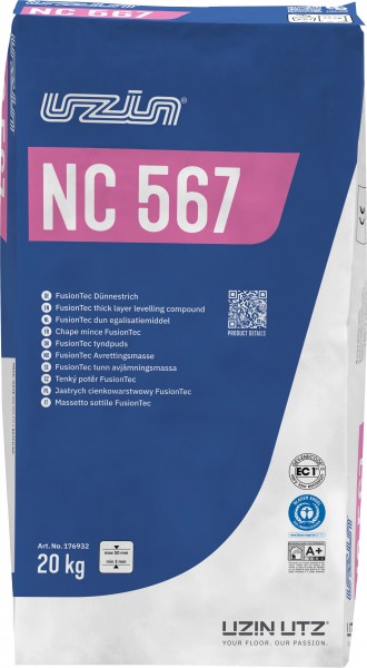 UZIN | NC 567 | FusionTec Dünnestrich | 20 KG