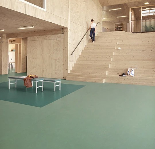 Forbo Marmoleum Concrete - 3752 taiga Linoleum UNI Bahnenware 2,5 mm