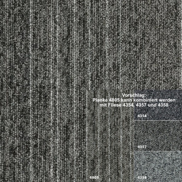 Forbo Tessera Basis Pro Phase - 4805 polar - textile Planke