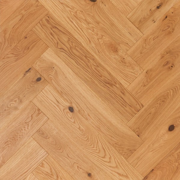 Brilliands Flooring Fertigparkett 2-Schicht Eiche Fischgrät - Eiche Markant naturbelassen