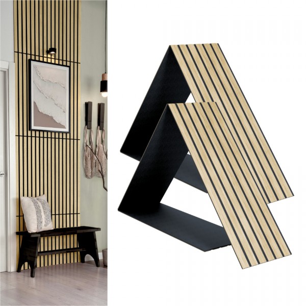 acous Wandpaneele COMPACT Eiche hellbraun