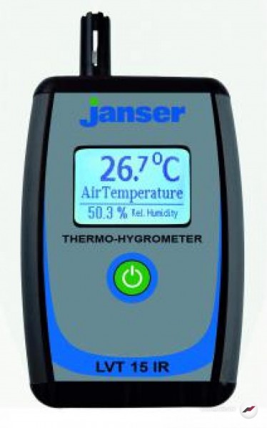 Janser Thermo-Hygrometer LVT-15 IR mit IR-Sensor