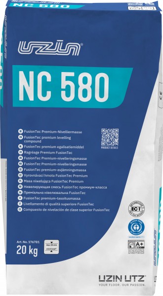 Uzin NC 580 | Fusiontec Premium-Nivelliermasse | 0 – 20 mm | 20 KG