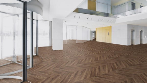 Forbo Flotex Naturals - autumn chevron 010072F