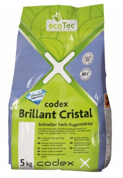 codex Brillant Cristal Schneller Farb-Fugenmörtel 5kg