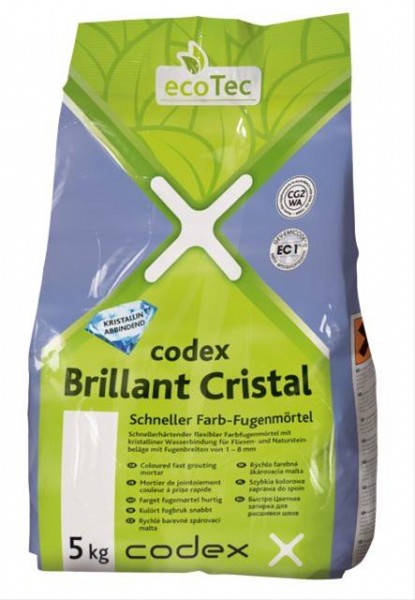 codex Brillant Cristal Schneller Farb-Fugenmörtel 5kg beton - SALE