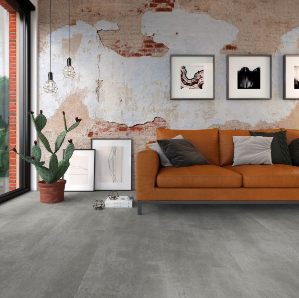 vivafloors Designbelag - Serie 1700 - Fliese 1710 - Klebevariante Raumbild