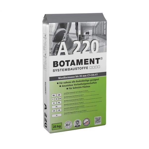 Botament A 220 Nivelliermasse bis 20 mm CT-C35-F7 25 KG