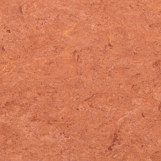 DLW Marmorette NEOCARE™ 0019 Sunset Orange Linoleum Bahnware 2,5 mm