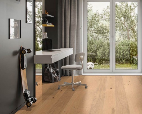 HWZ Susify Ökobesserboden - Oak White SR308 Raumbild