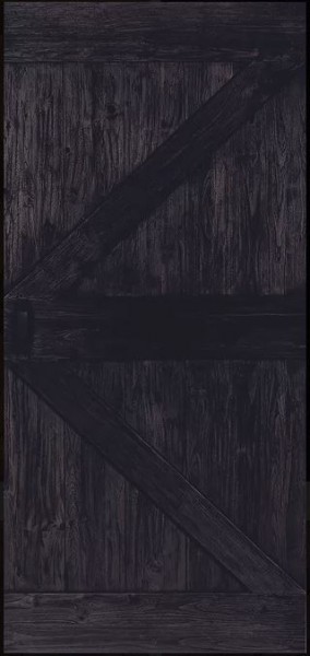 Indo Barndoor FSC ® - Charred Teak #IBDJT210100CH