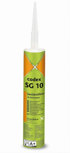 codex SG 10 Sanitärsilikon silbergrau 310ml - SALE