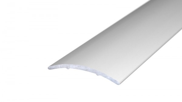 PRINZ Übergangsprofil Aluminium Nr. 130 Edelstahl gebürstet 3,9mm  selbstklebend 100 x 3 cm für Laminat, Vinyl, Parkett