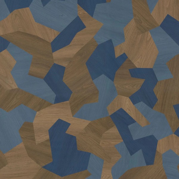 Forbo Sarlon Colour 15 dB / 19 dB - Akustikbelag - 98507T4315/19 blue shaped wood
