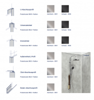 Gerflor - MURAL REVELA Aluminiumprofile Gerflor - MURAL REVELA Aluminiumprofile