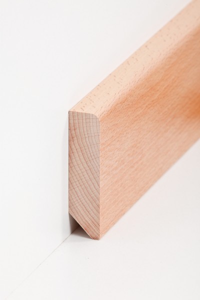 Südbrock Holzfußleiste 20 x 80 mm, Oberkante abgerundet